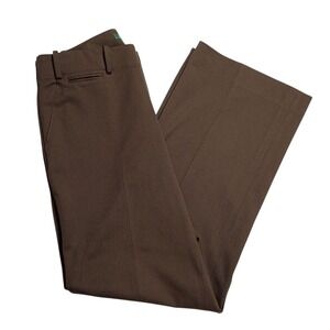 Lauren Ralph Lauren SANDERSON Career Trouser Dress Pants Women 8 Chocolate Brown